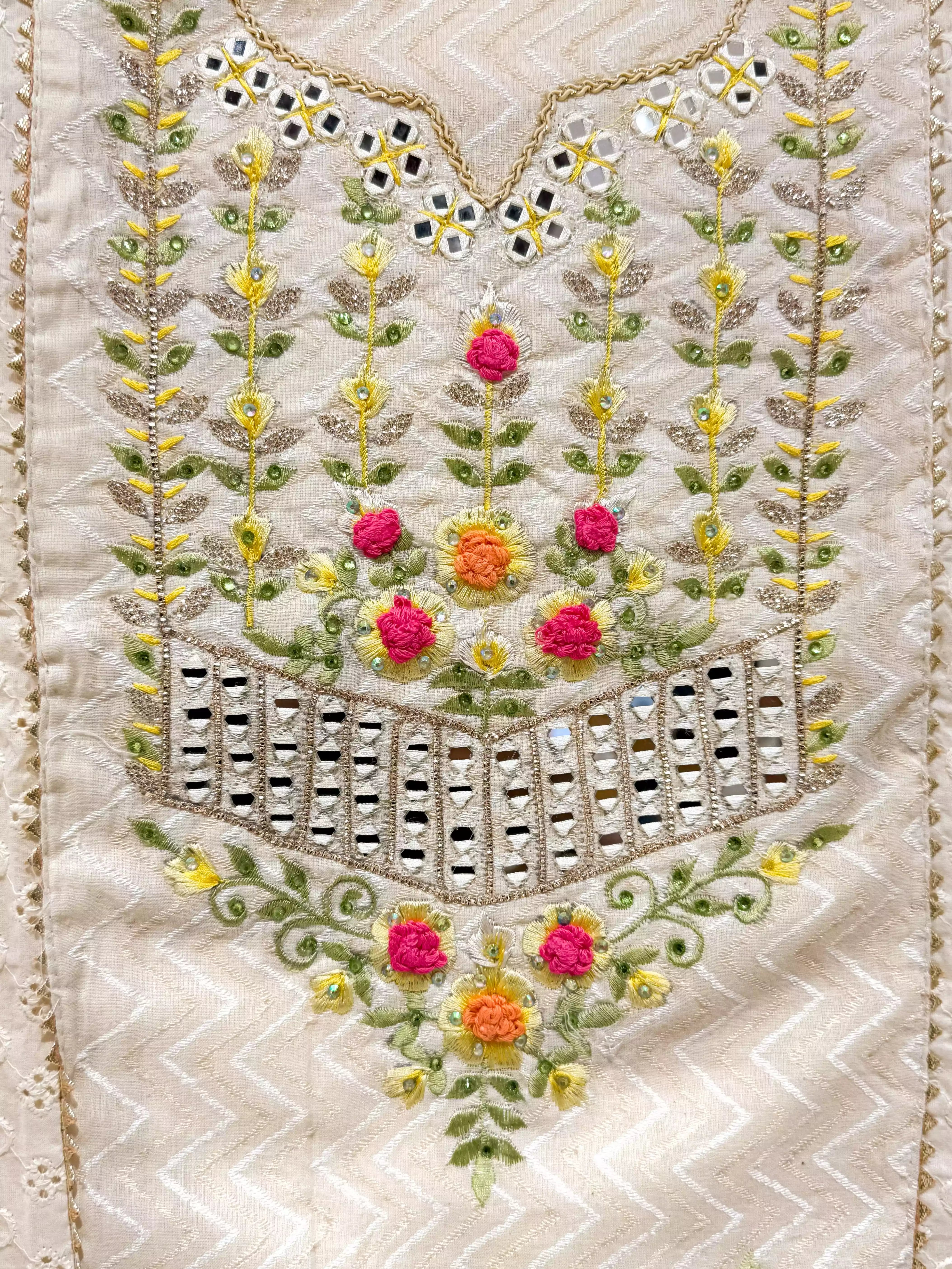 Classic Cotton Style with Traditional Thread Work