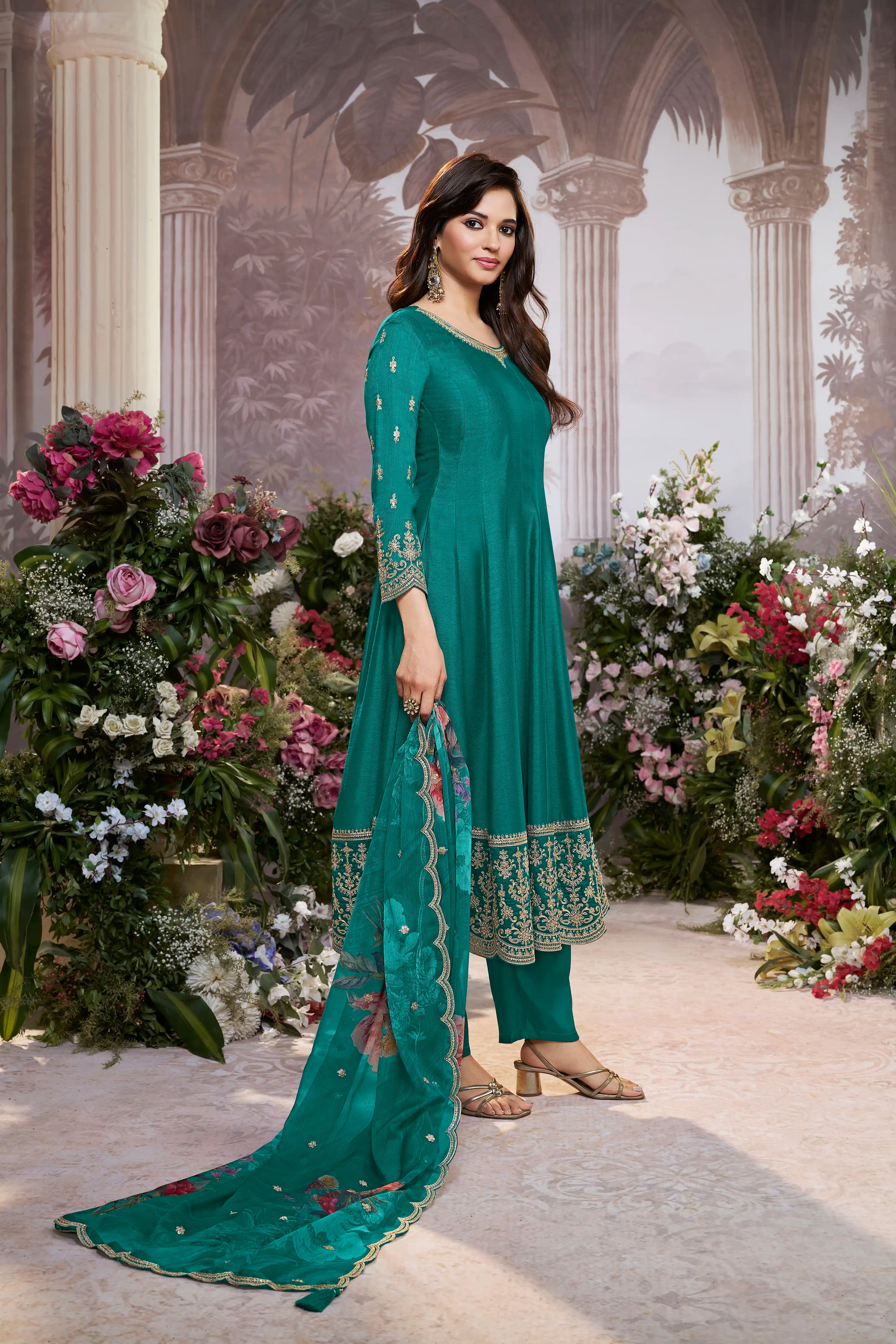 Emerald Hues Shop the Latest Designer Ethnic Wear