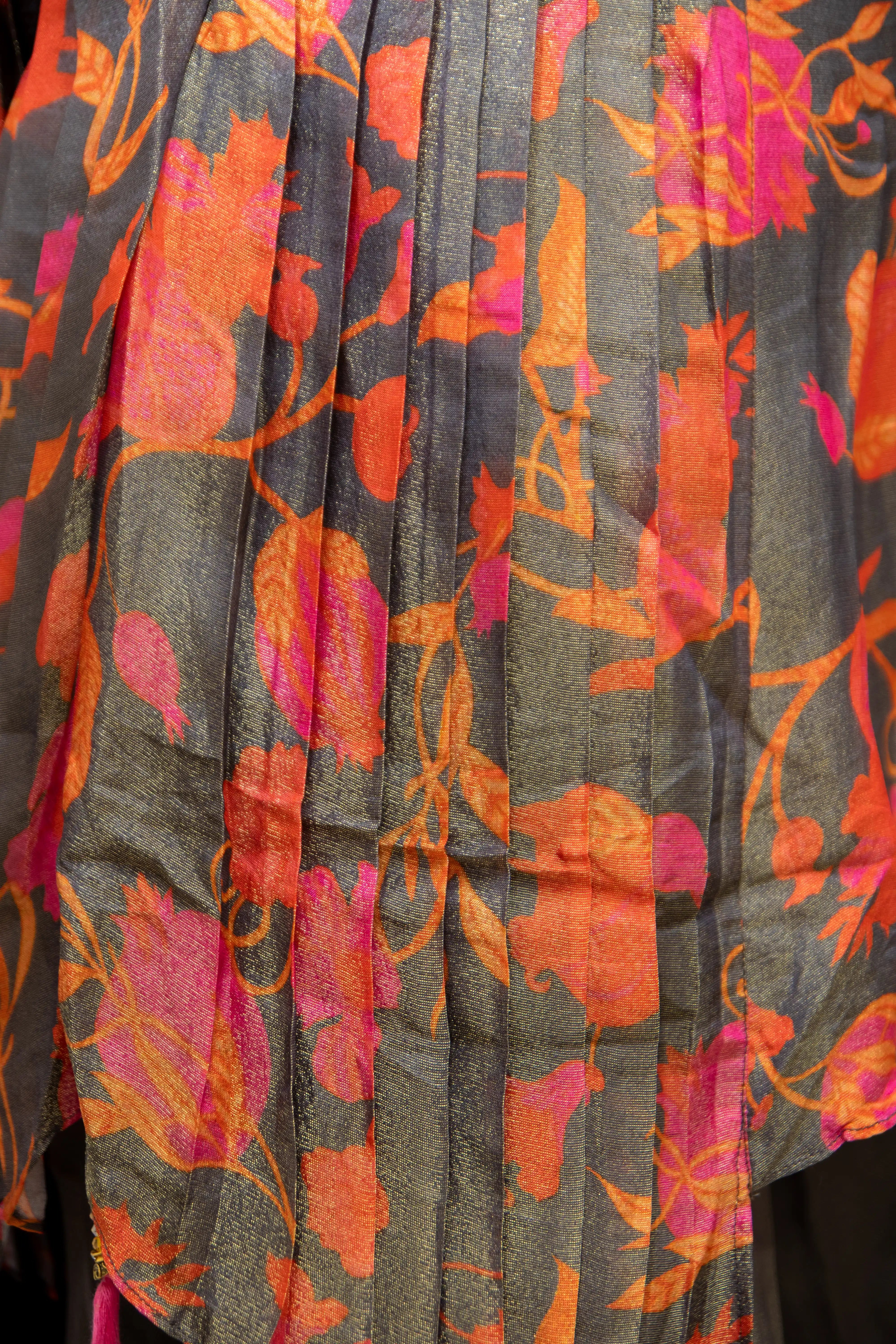 CharcoalGray Rutus_Floral_PlazzoSet