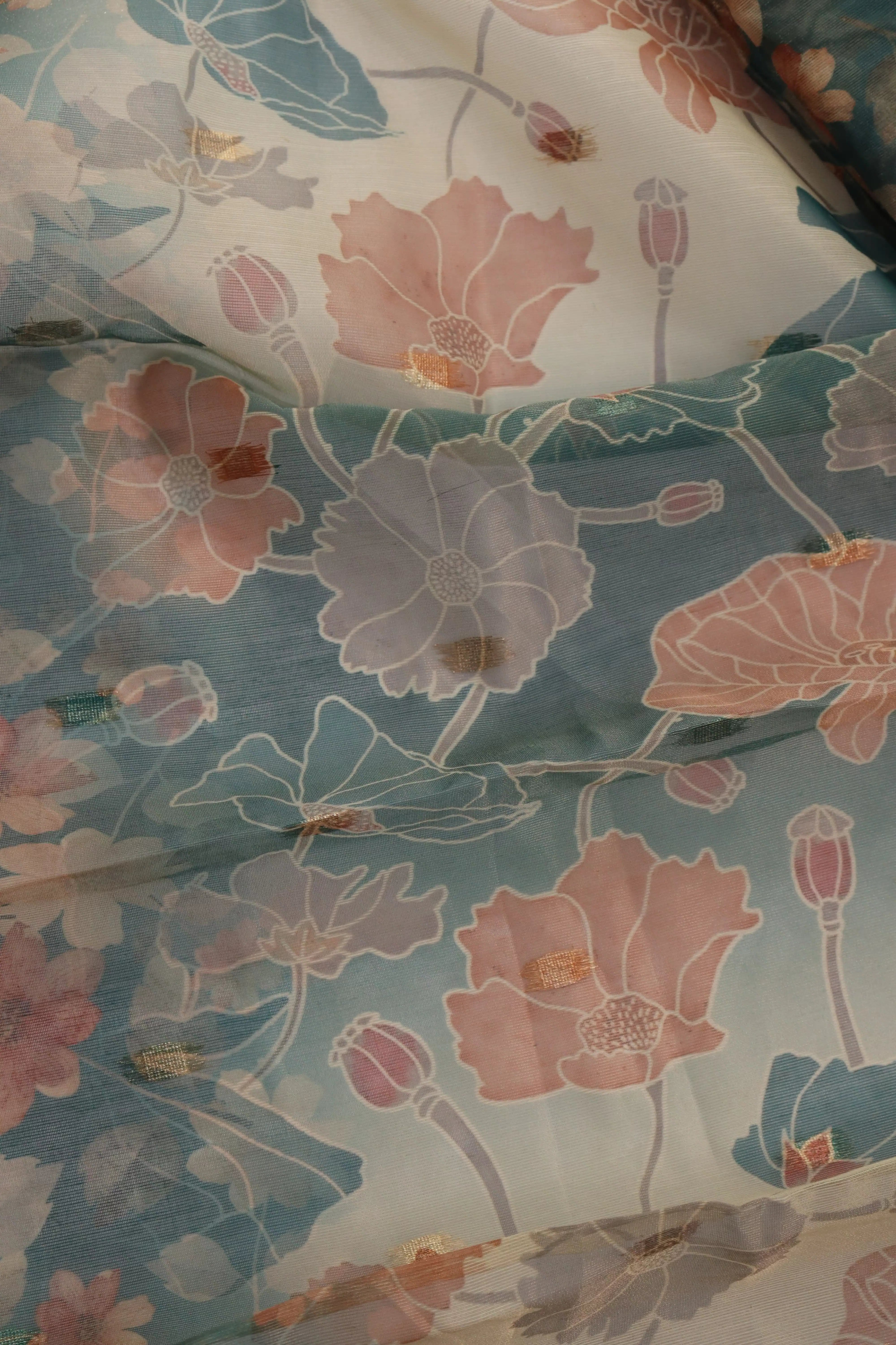 GreenfloralDressmaterial