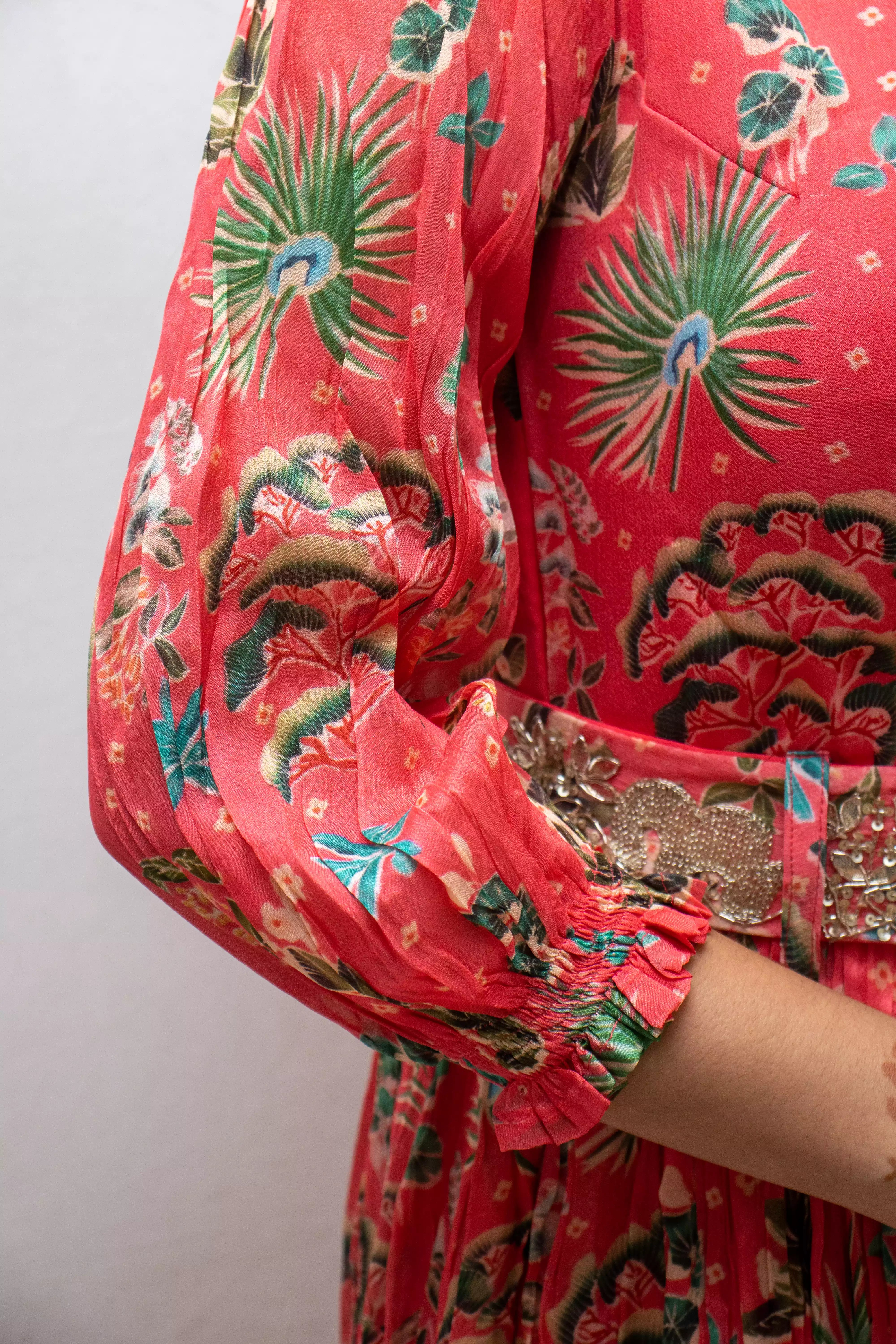 Radiant Reflections – Mirror Work Gown