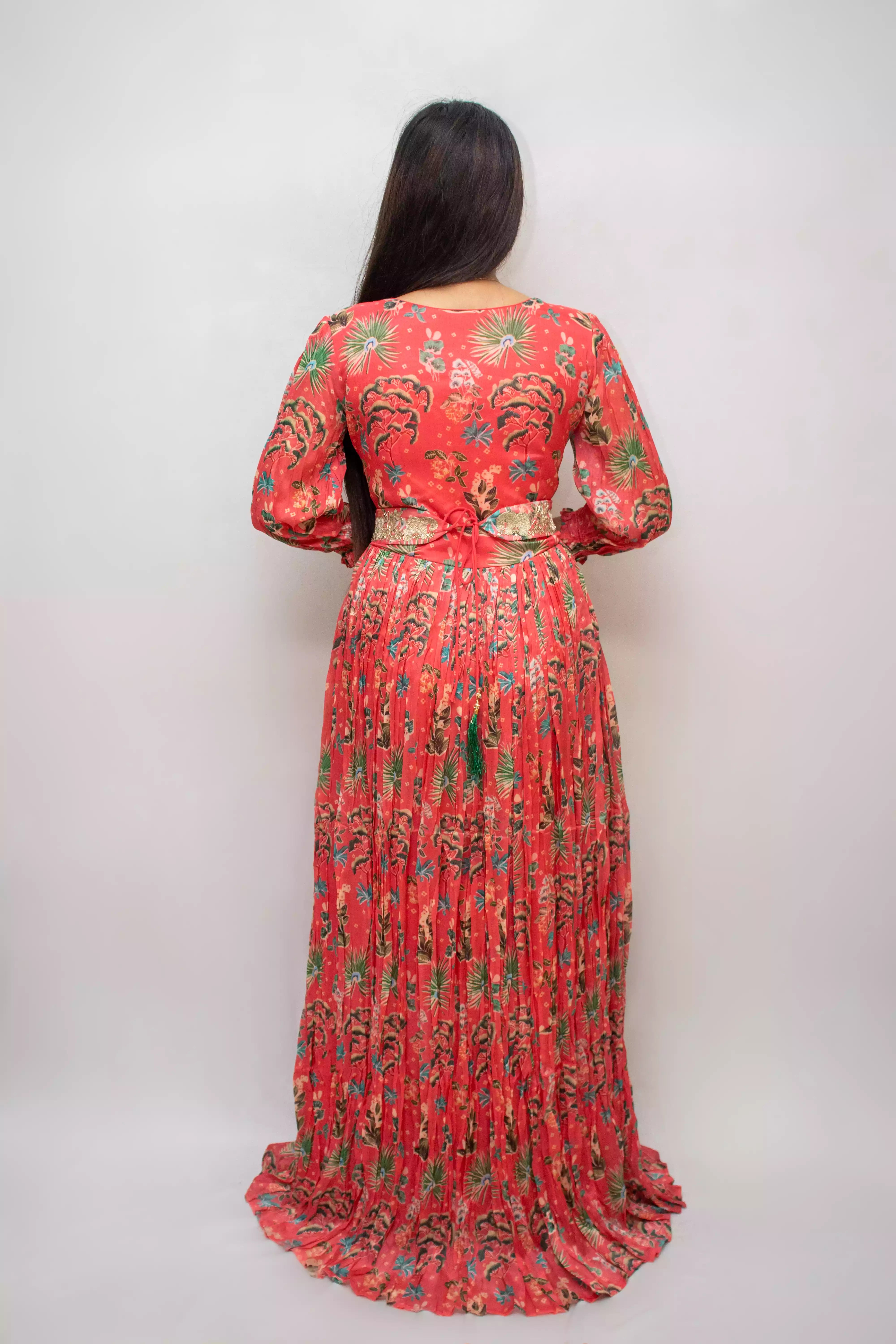 Radiant Reflections – Mirror Work Gown