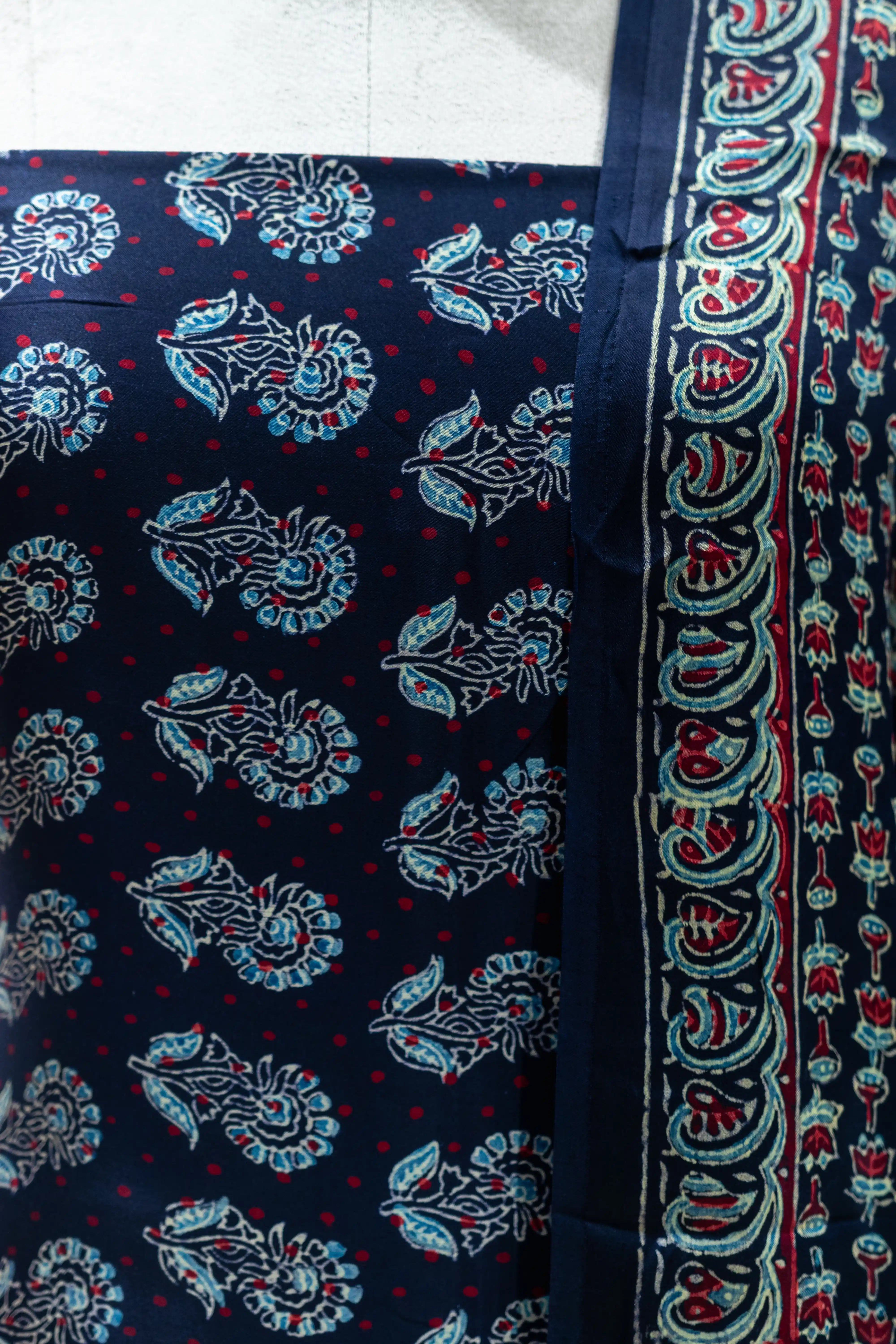 Elegant Black Printed Suit Set