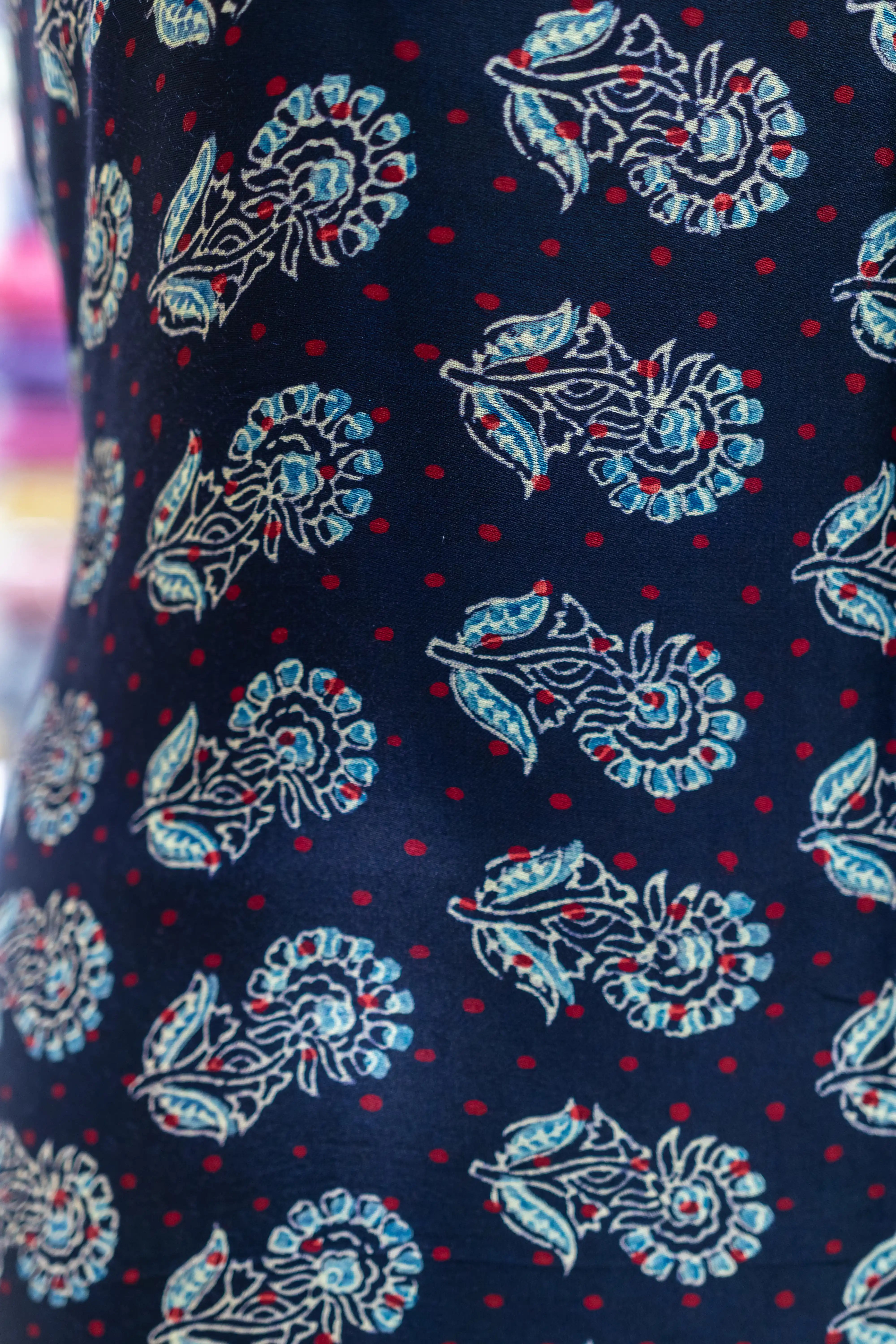 Elegant Black Printed Suit Set