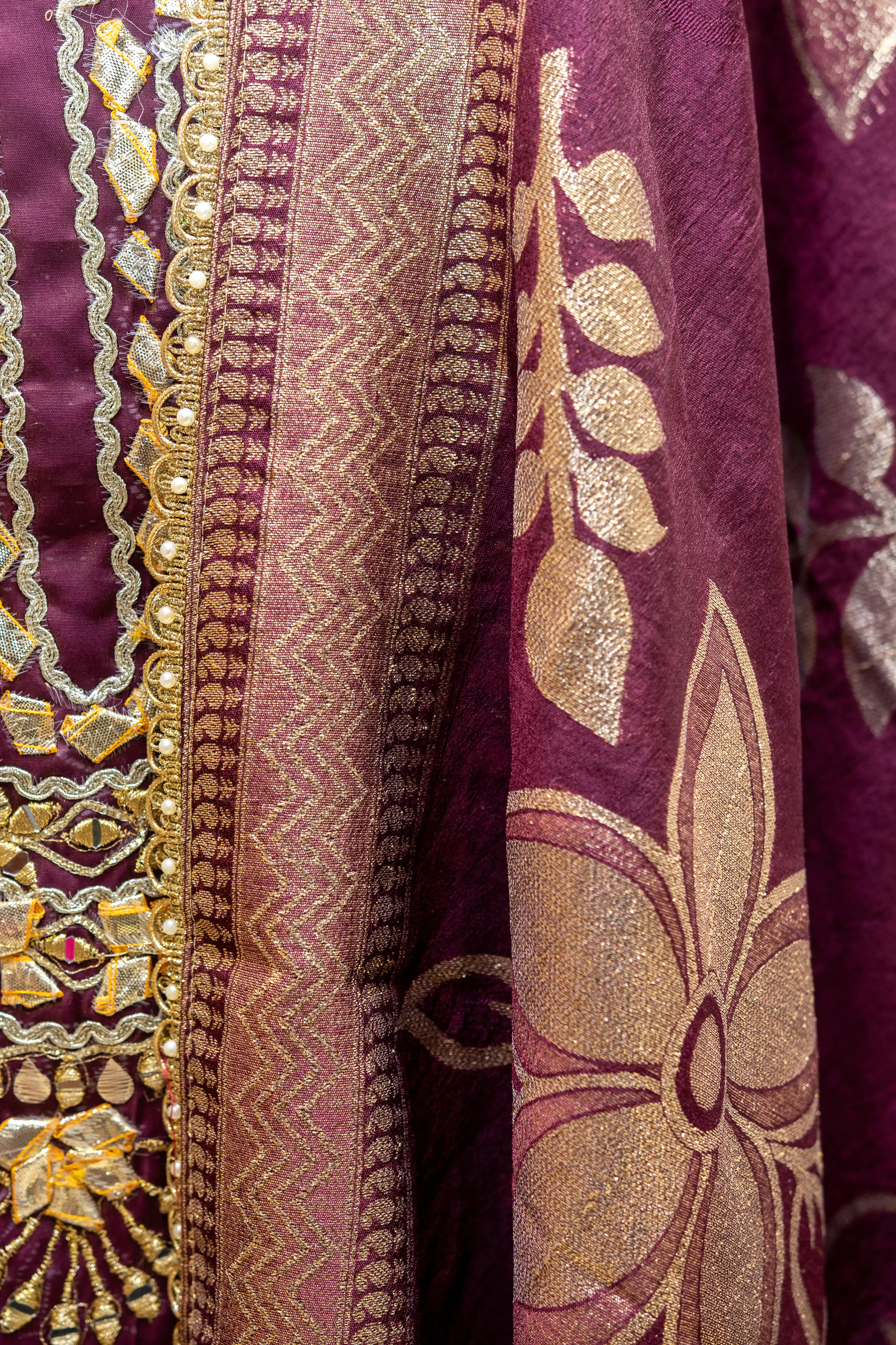 Embroidered Dress Material with Designer Dupatta