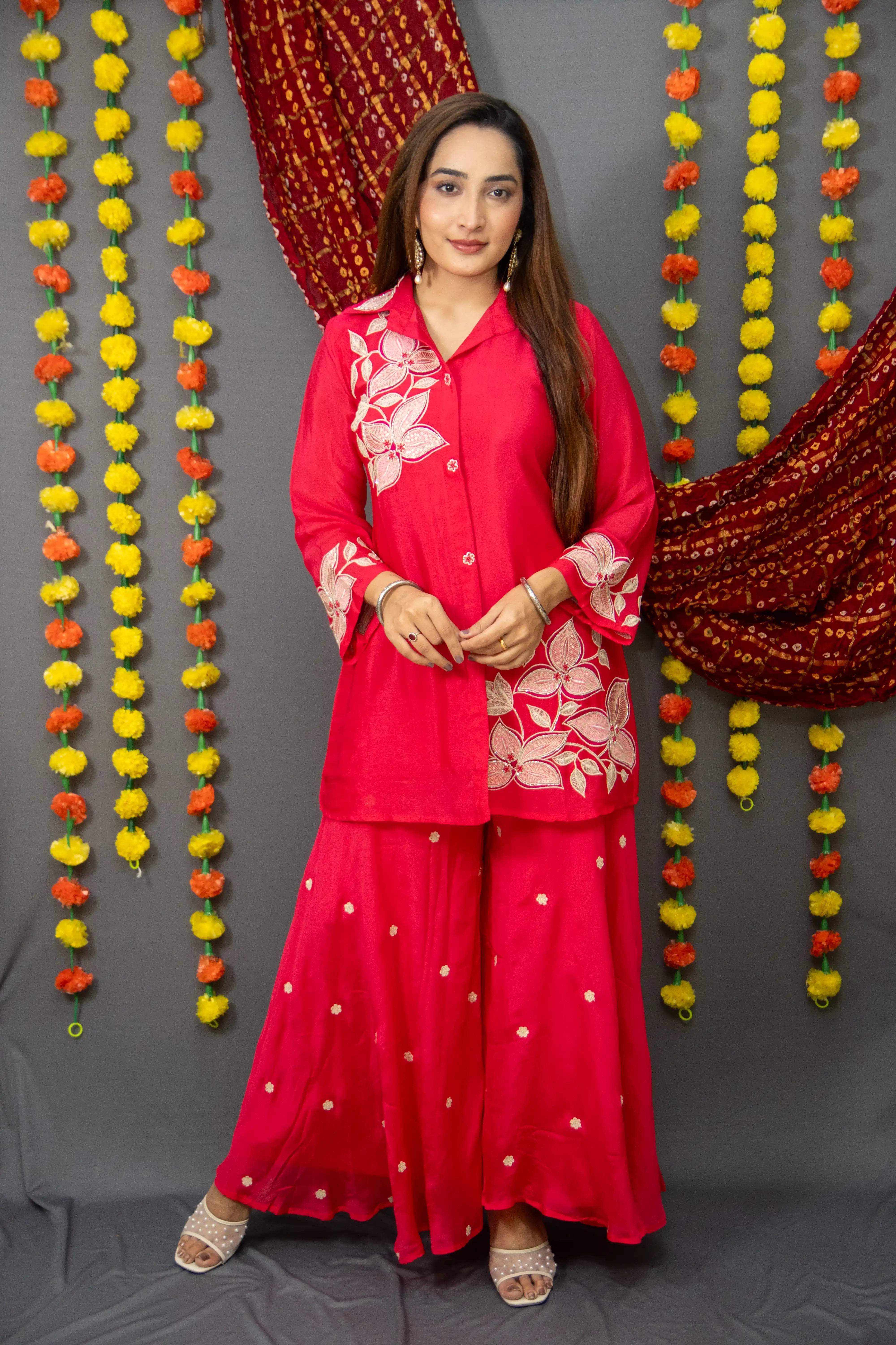 Elegant Red Kurti for Women