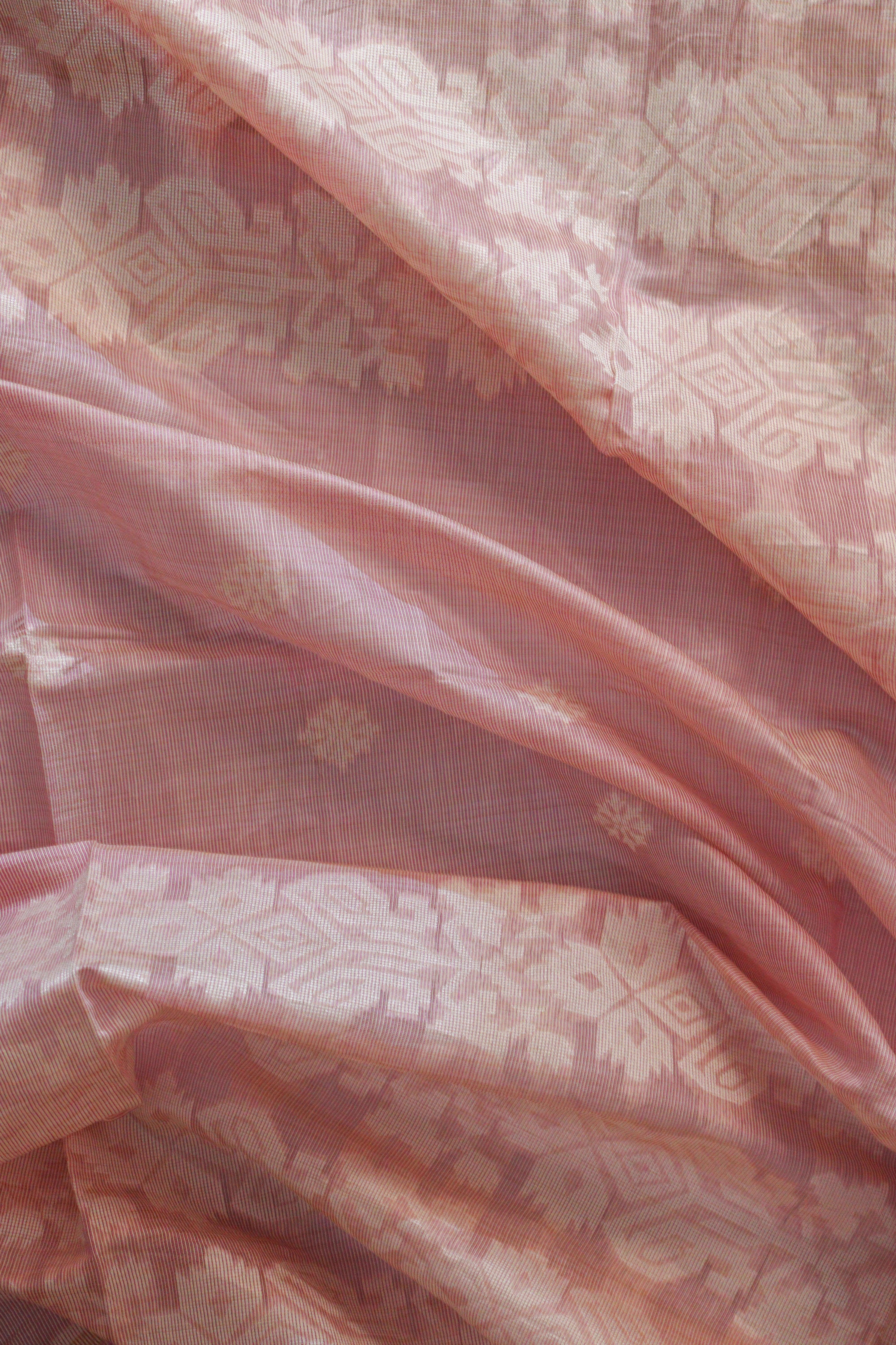 Elegance in Every Drape Pink Silk Dress Material