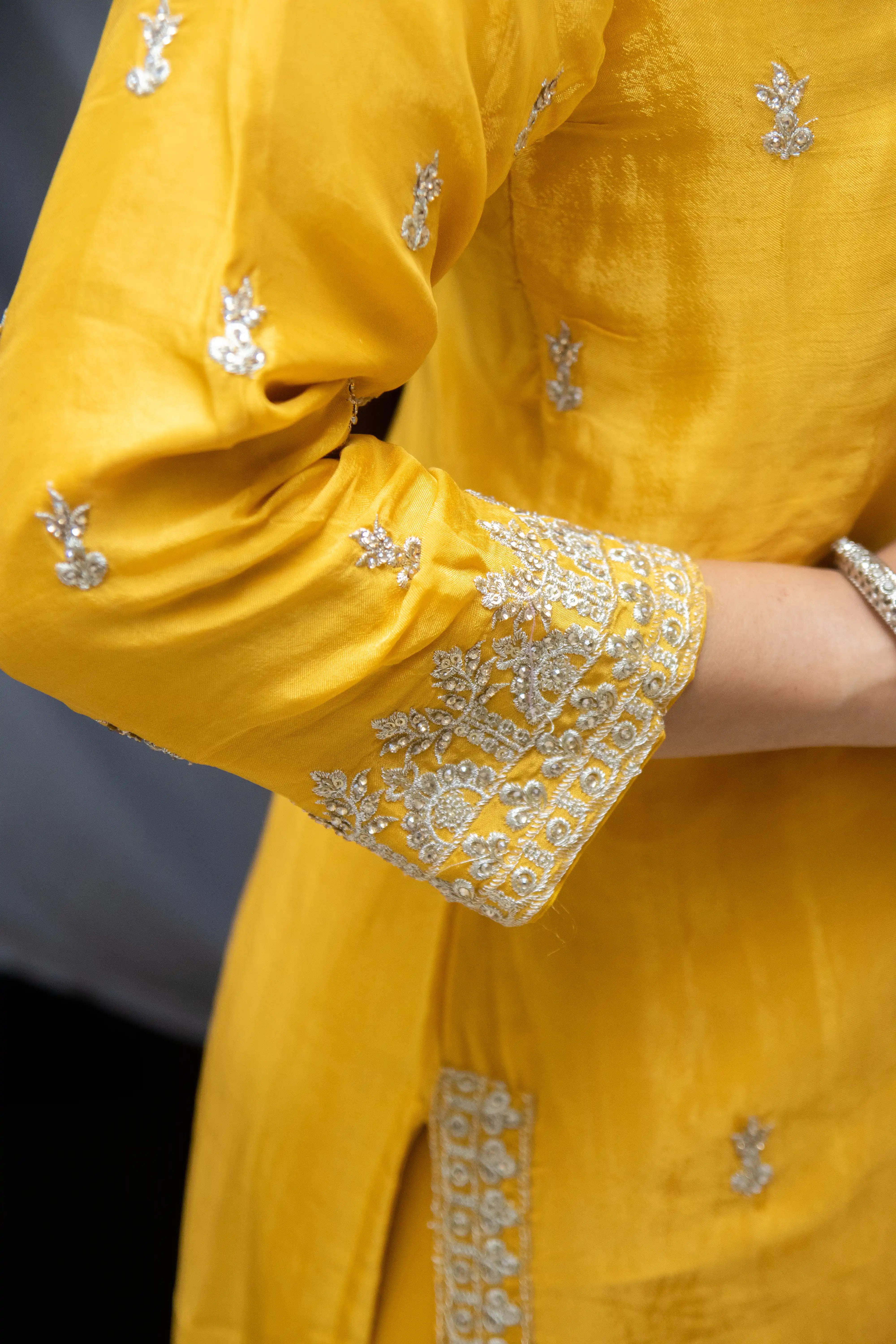 Radiant in Yellow Festive Charm Redefined