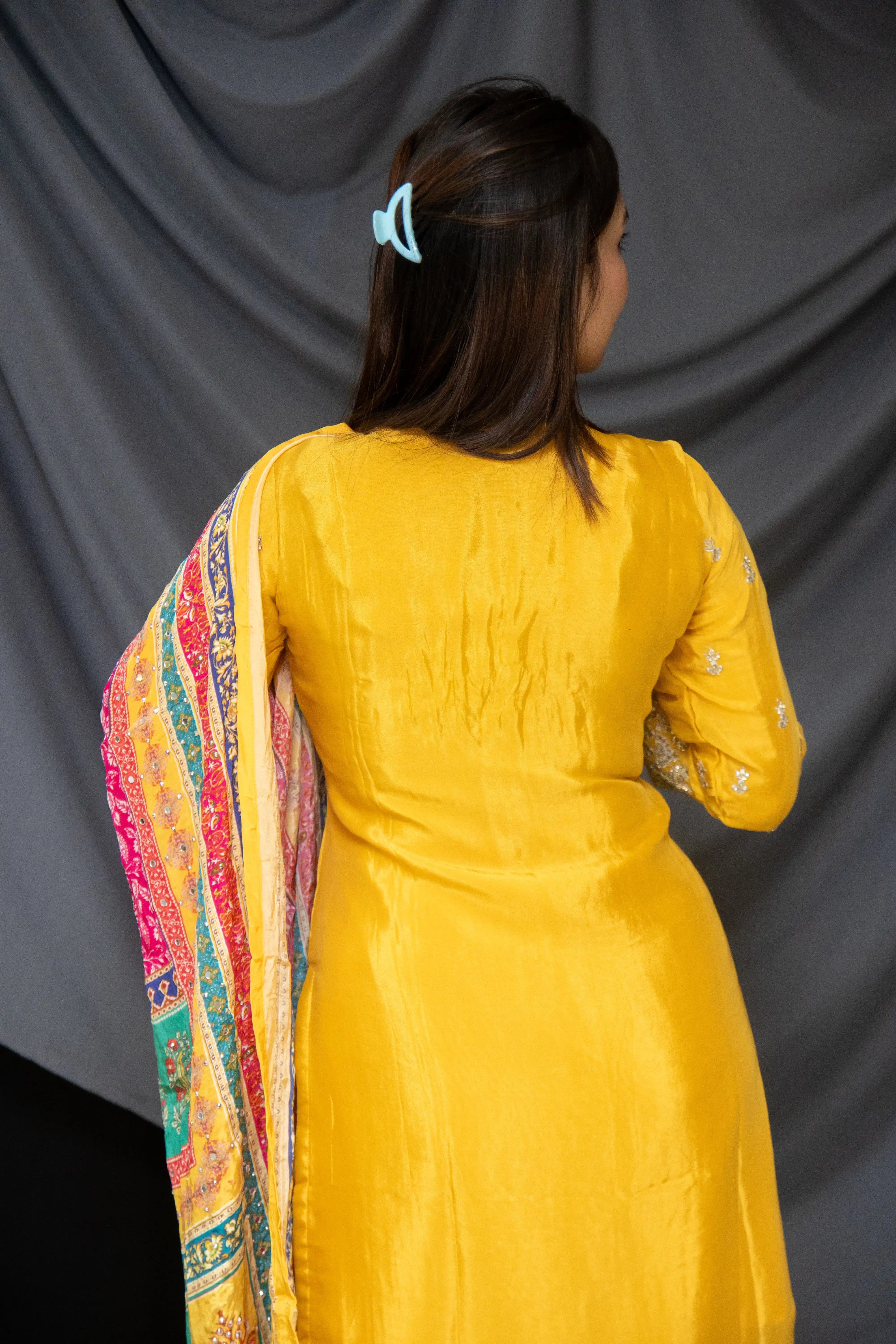 Radiant in Yellow Festive Charm Redefined