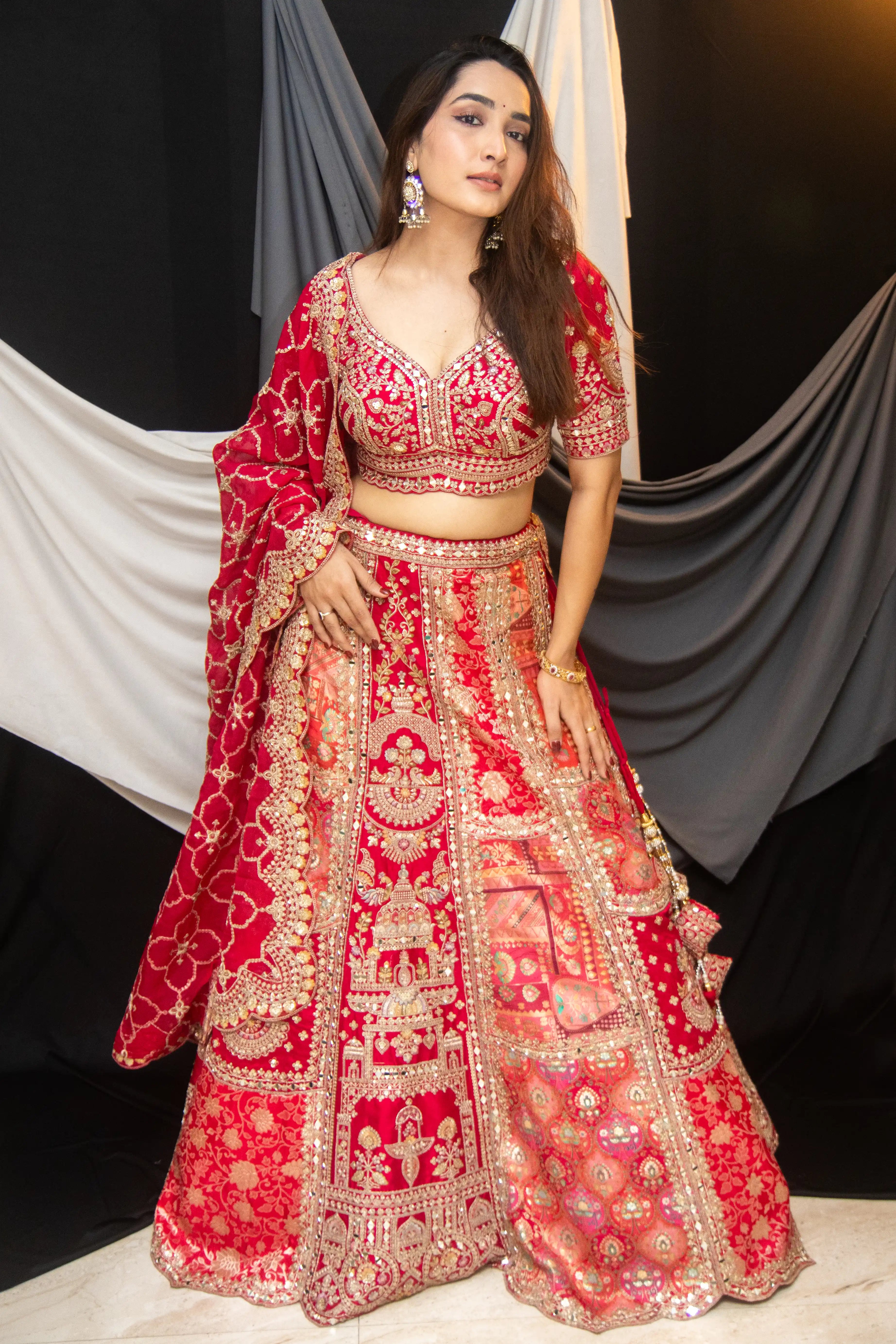 Regal Red Lehengas Shop the Festive Look