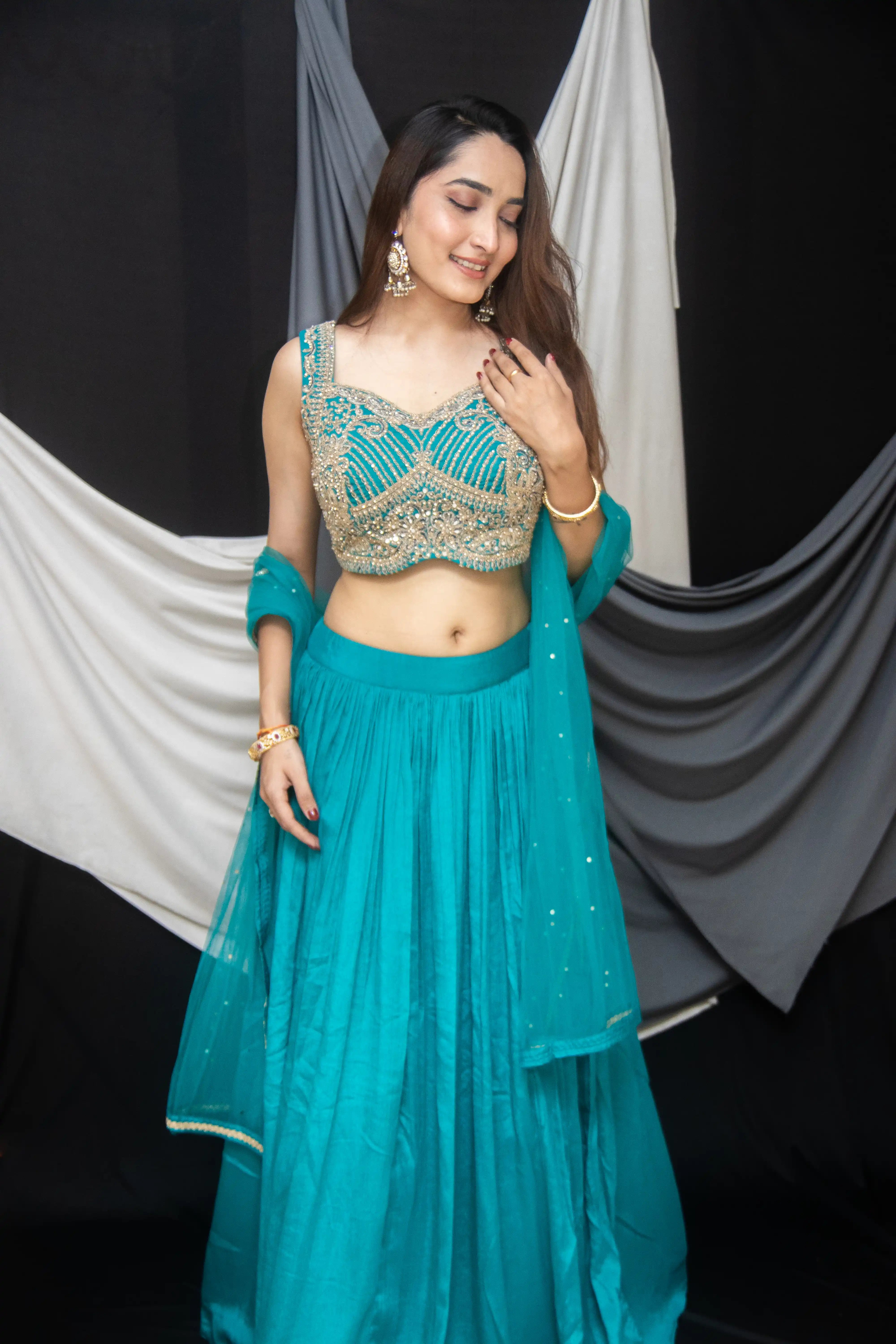 Elegance in Ethnic Wear A Modern Lehenga Choli