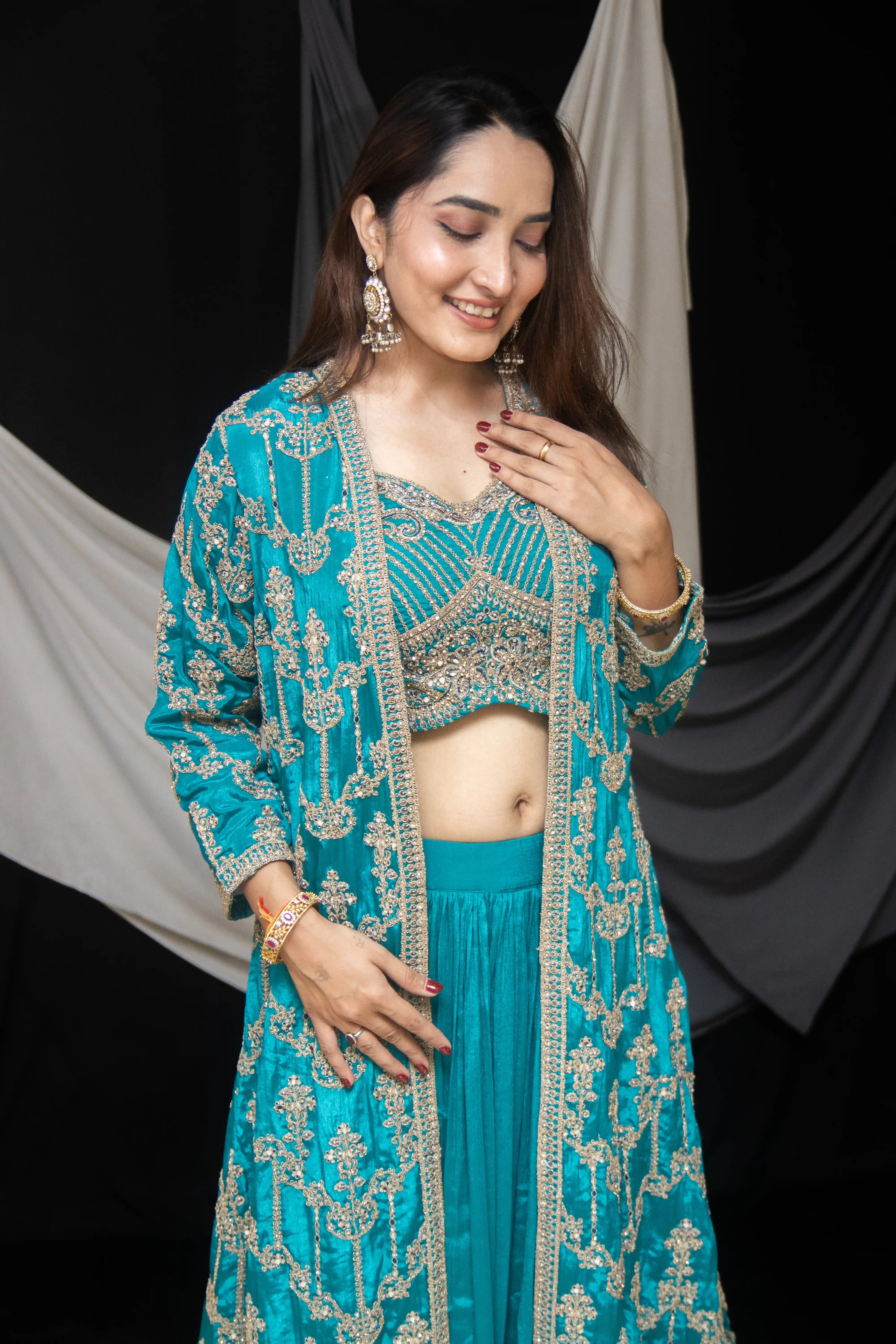 Elegance in Ethnic Wear A Modern Lehenga Choli
