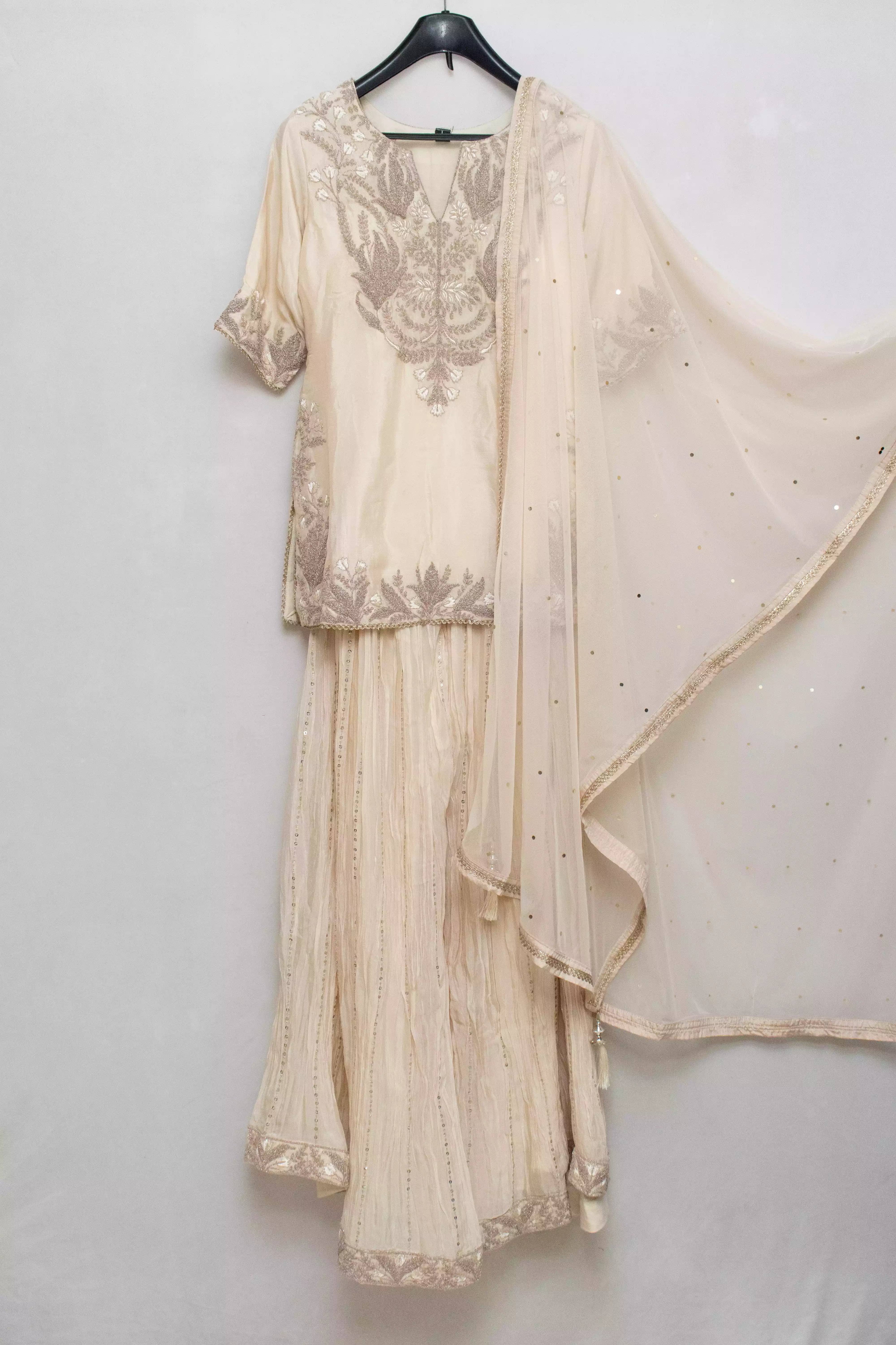 Elegant Off White Palazzo Set for Women