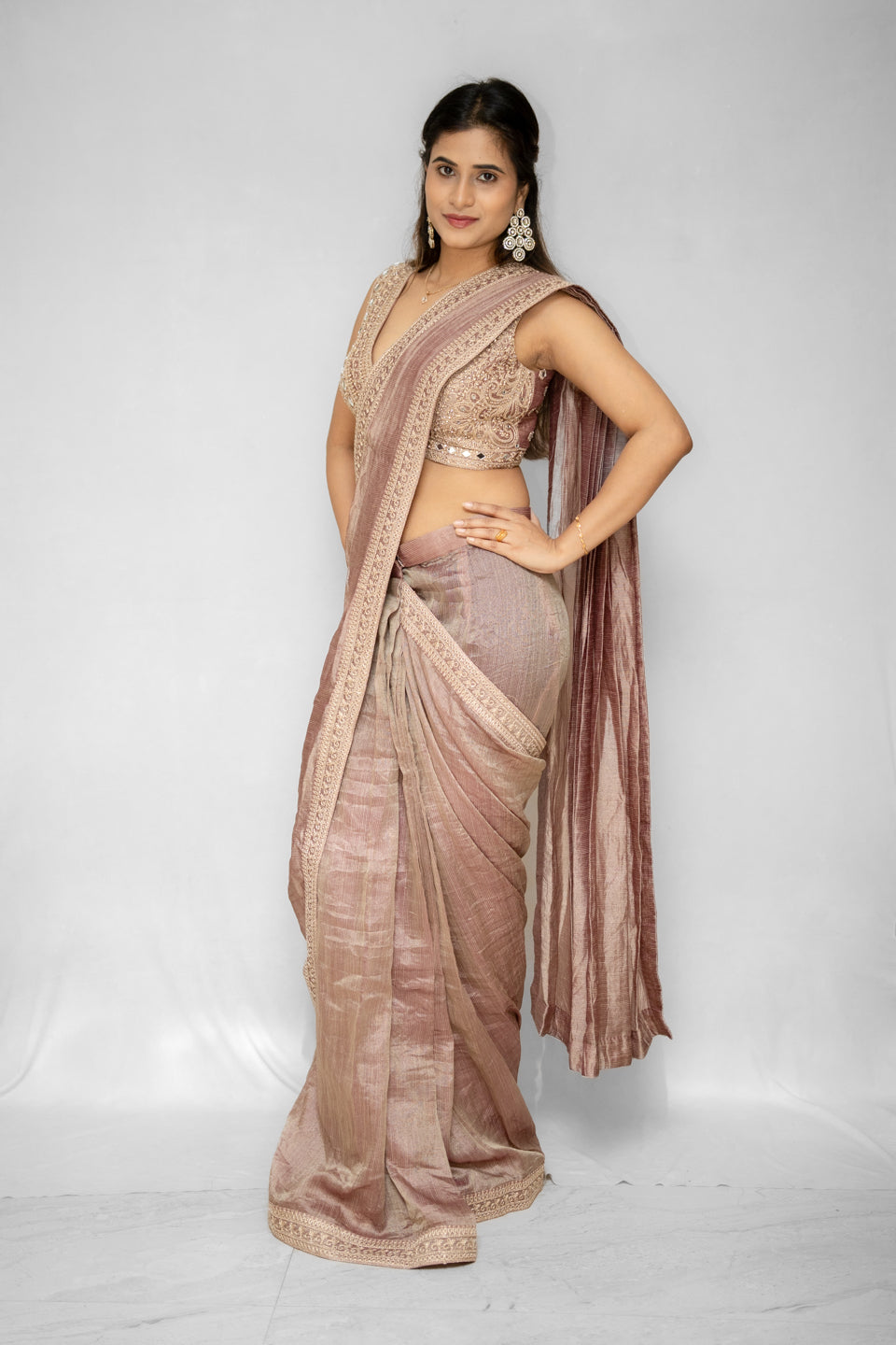 Elegant Ready-to-Wear Saree