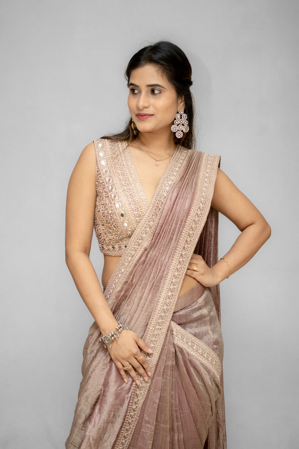 Elegant Ready-to-Wear Saree