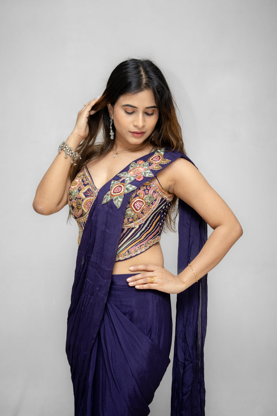Elegant Ready-to-Wear Saree