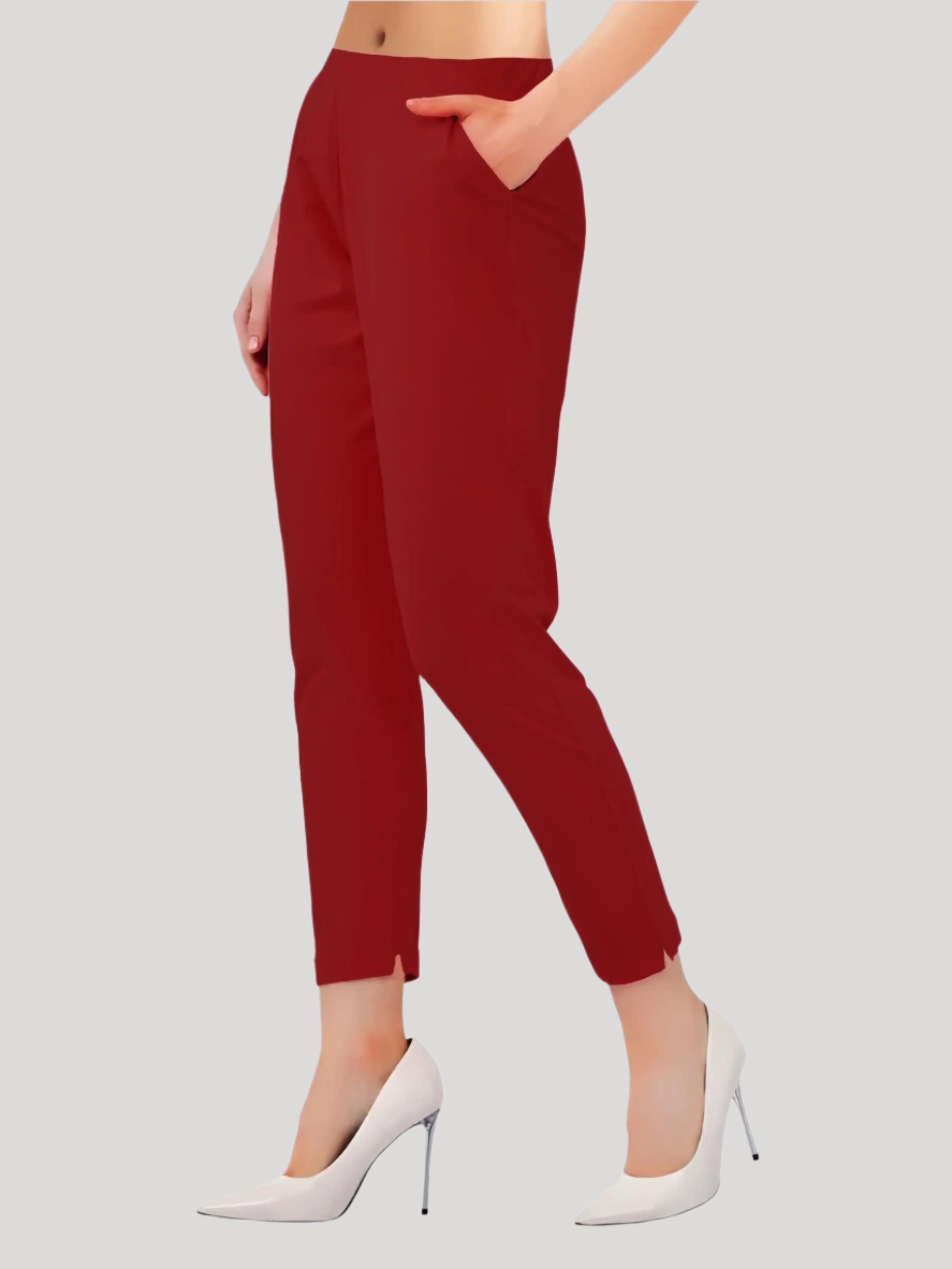 Maroon_RutuLangoKurtiPants