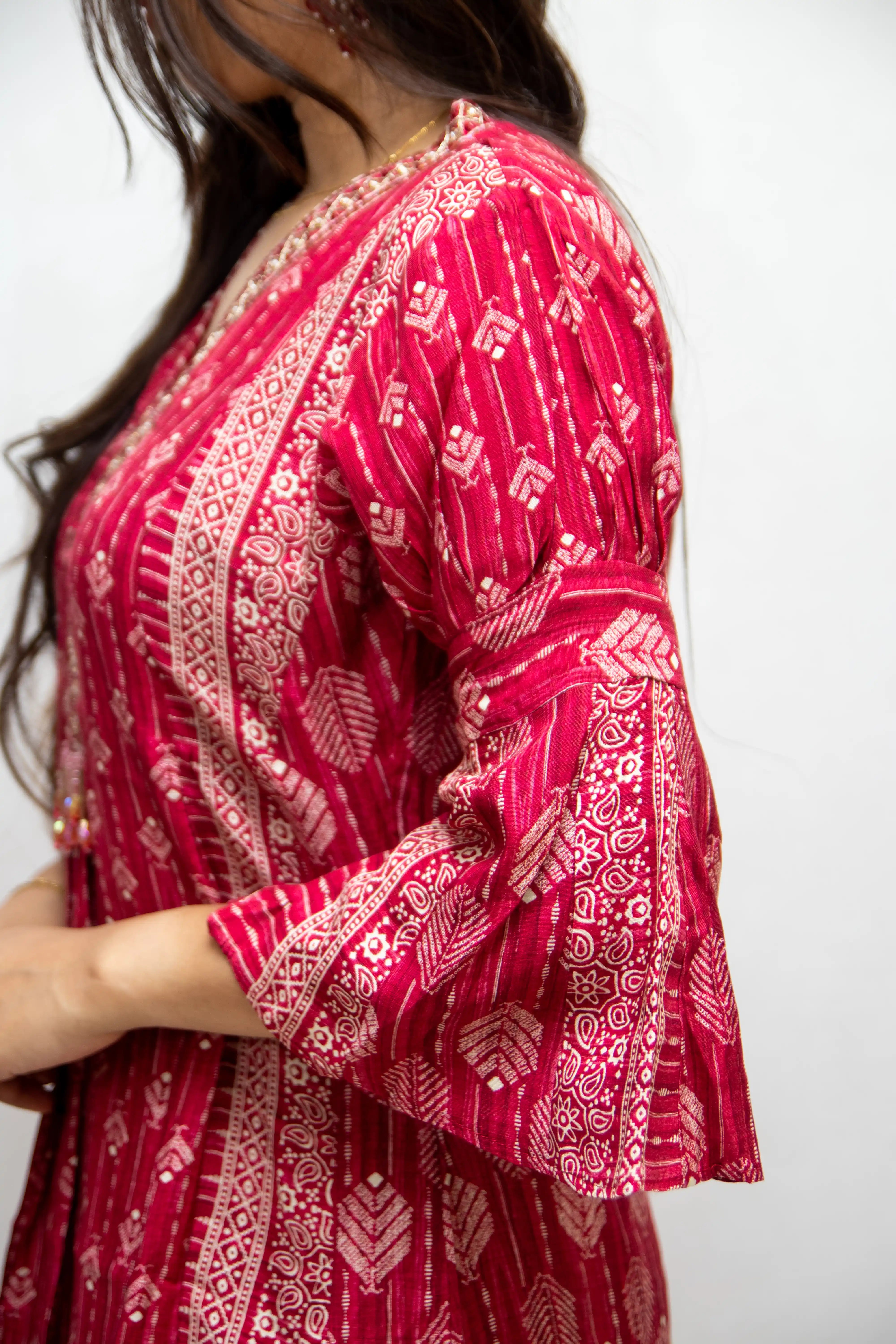 Red_Rutu_Embroidered_Co-OrdSet